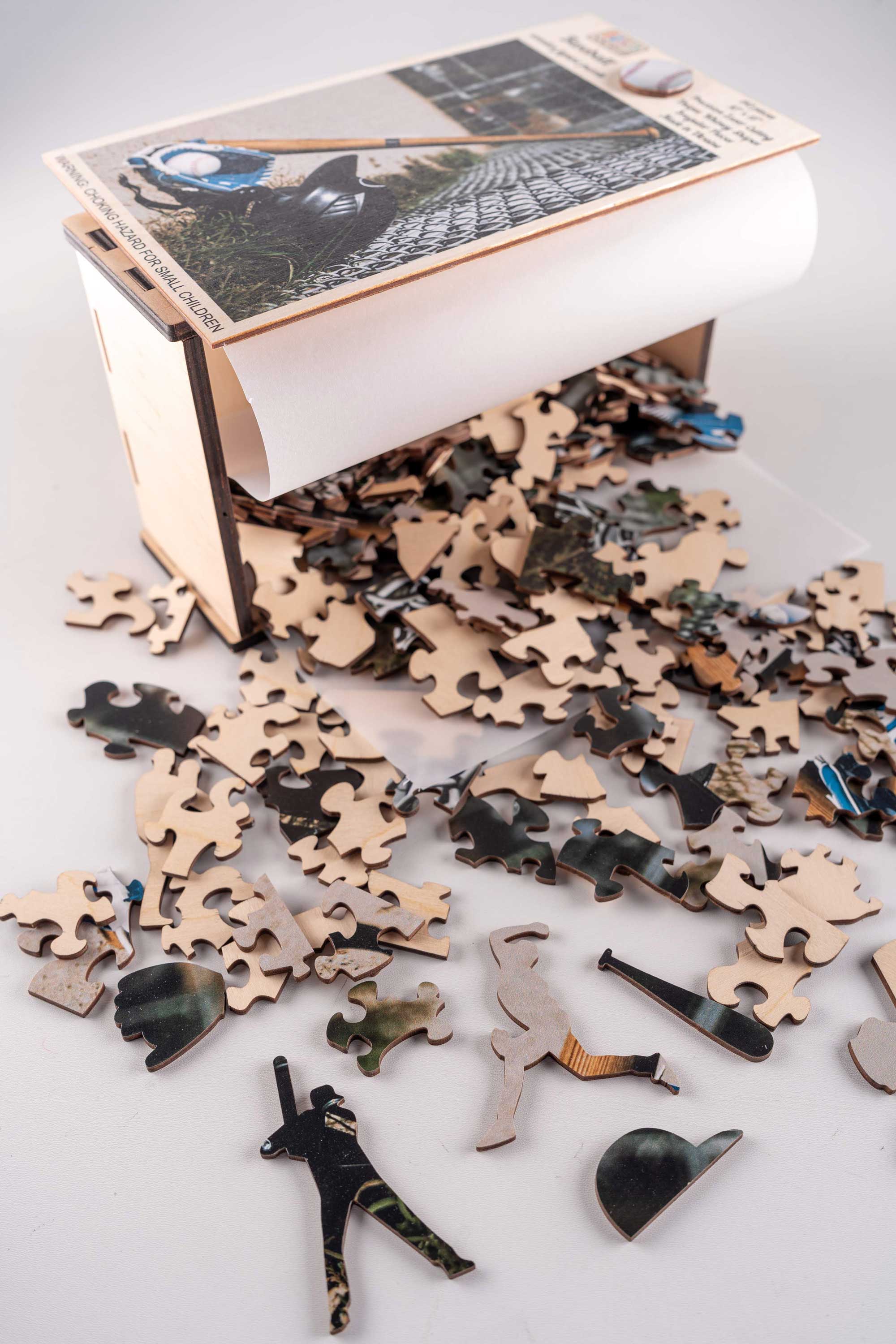 Wooden Jigsaw Puzzles Baseball BasisWood